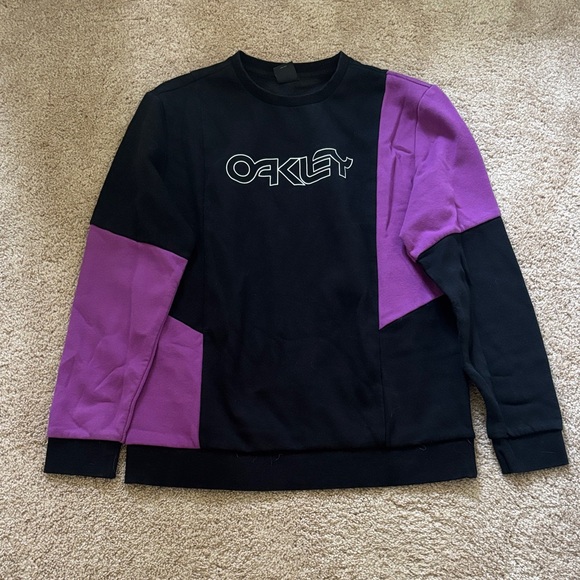 Oakley Other - Oakley Men's Crewneck Sweater in Black and Purple